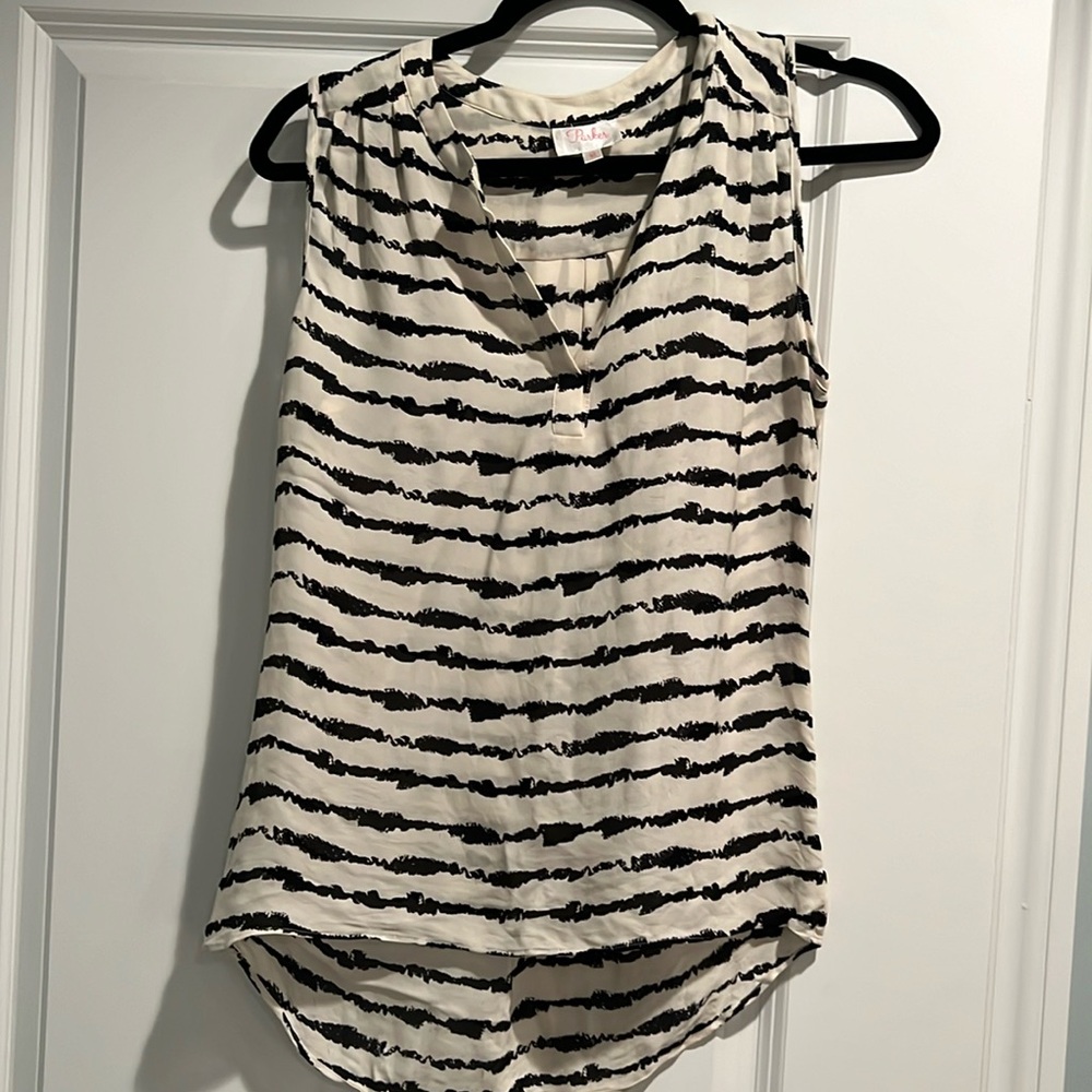 Parker silk sleeveless blouse
